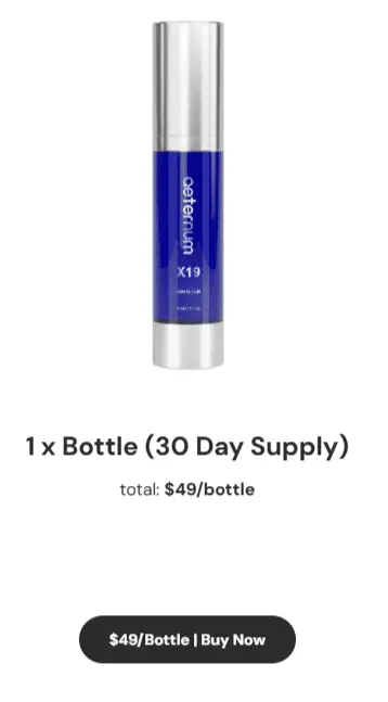 aeternum x19 1 bottle price