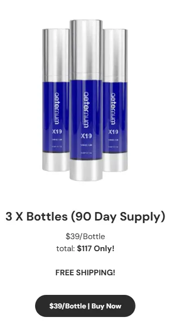 aeternum x19 3 bottles price